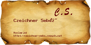 Czeichner Sebő névjegykártya